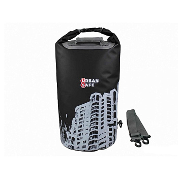 Герметичная сумка OVERBOARD Camo Waterproof Dry Tube (20 л) (черный)