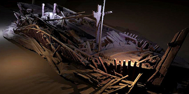 Найден древнейший затонувший корабль