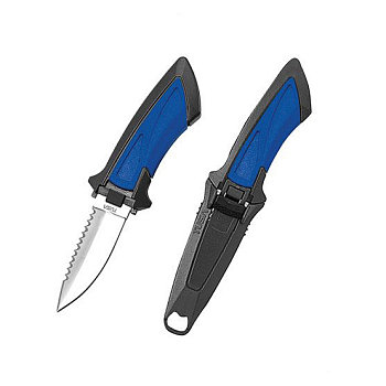 Нож водолазный TUSA Mini (синий)