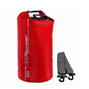 Герметичная сумка OVERBOARD Waterproof Dry Tube Bag (20 л) (красный)