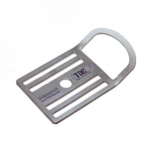 Пластина для Sidemount 5.4 четырехщелевая с ушком (сталь, 2 мм) Пластина для Sidemount 5.4 четырехщелевая с ушком (сталь, 2 мм)
