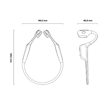Беспроводные наушники для плавания SUUNTO Aqua