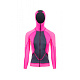 Футболка неопрен/лайкра BEUCHAT Atoll, женская, с молнией и капюшоном