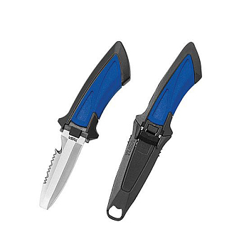 Нож водолазный TUSA Mini Blunt Tip (синий)