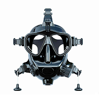 Маска полнолицевая для дайвинга HOTDIVE, черная
