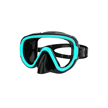 Маска HOTDIVE DM80 (бирюзовый)