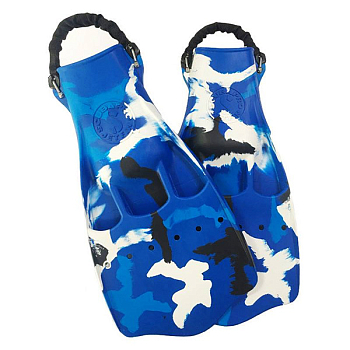 Ласты SCUBAPRO Jet Fin с пружиной, Limited Edition (синий камуфляж)