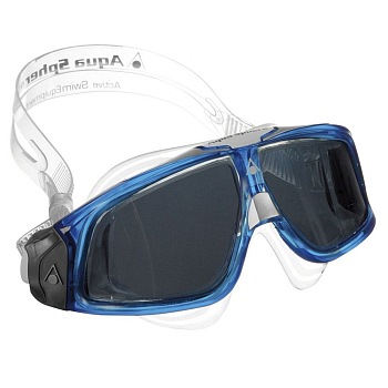 Очки для плавания AQUA SPHERE Seal 2.0 (проз. силикон, тёмные линзы)