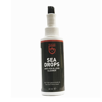 Очиститель антифог для масок Sea Drops с кисточкой (60 мл)
