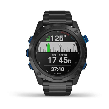 Часы Garmin Descent Mk2i с титановым ремешком в комплекте с трансмиттером 