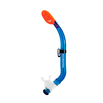 Трубка SCUBAPRO детская Mini Dry с верхним клапаном (синий)