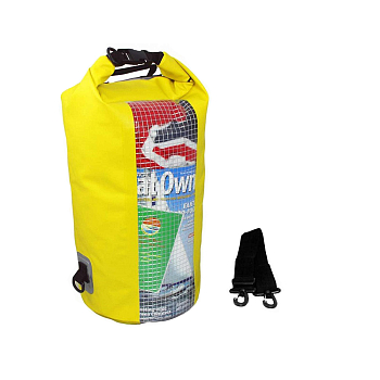 Герметичная сумка OVERBOARD Waterproof Dry Tube Bag with Window (20 л) (желтый)