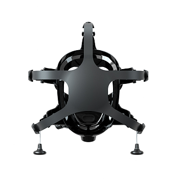 Маска полнолицевая для дайвинга HOTDIVE, черная