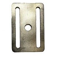 Пластина для Sidemount 4.4 двухщелевая с отверстием (титан, 2 мм) Пластина для Sidemount 4.4 двухщелевая с отверстием (титан, 2 мм)