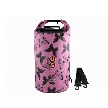 Герметичная сумка OVERBOARD Camo Waterproof Dry Tube (20 л) (розовый)