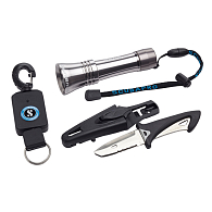 Набор для компенсатора плавучести (фонарь/ретрактор/нож) Набор для компенсатора плавучести (фонарь/ретрактор/нож)