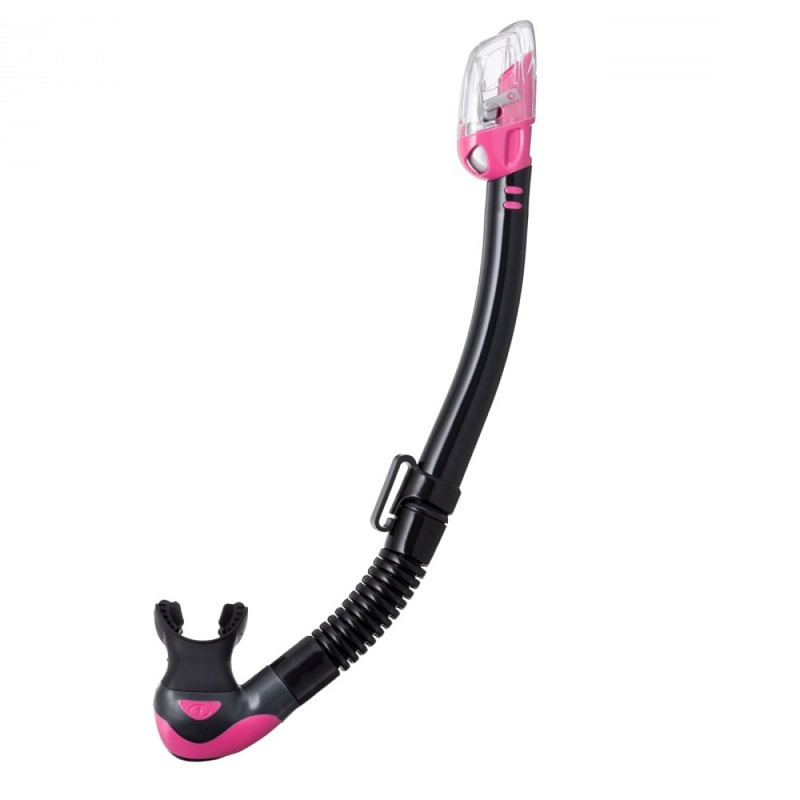 Трубка TUSA Hyperdry Elite II черный силикон (розовый) Трубка TUSA Hyperdry Elite II черный силикон (розовый)