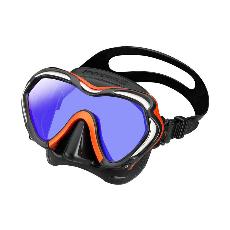 Маска TUSA Paragon S черный силикон (оранжевый) Маска TUSA Paragon S черный силикон (оранжевый)