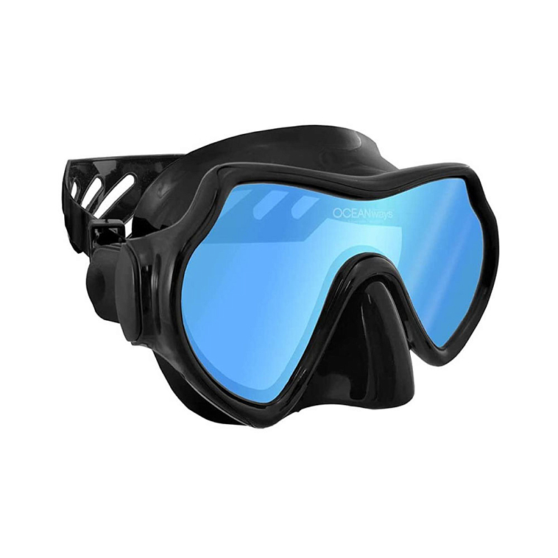 Маска OCEANWAYS SuperView черный силикон Маска OCEANWAYS SuperView черный силикон