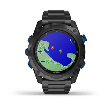 Часы Garmin Descent Mk2i с титановым ремешком в комплекте с трансмиттером 