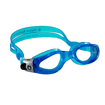 Очки для плавания детские AQUA SPHERE Kaiman Junior (проз.линзы) (синий)